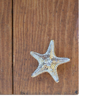 Starfish Kitchen Knobs, Starfish Drawer Knob, Starfish Cabinet Knobs, Handmade, in Fine Pewter, by William Sturt