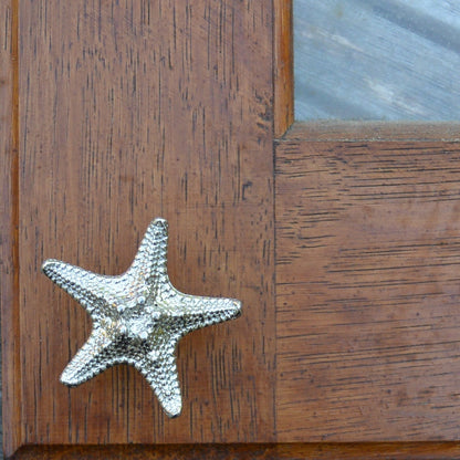 Starfish Kitchen Knobs, Starfish Drawer Knob, Starfish Cabinet Knobs, Handmade, in Fine Pewter, by William Sturt