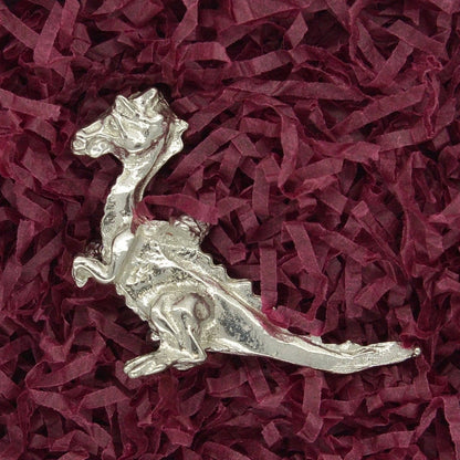 Dragon Figurine, Dragon Totem, Handmade, in Fine Pewter, by William Sturt