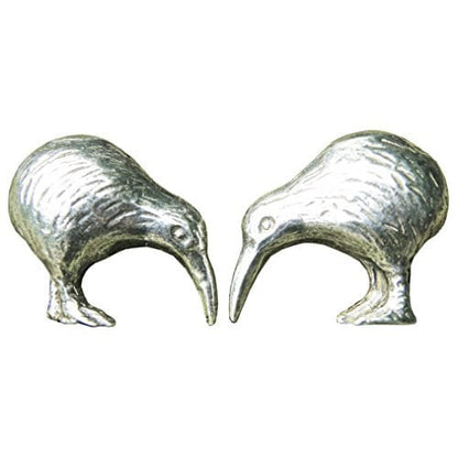 Kiwi Cufflinks, Handcast Cufflinks, Polished Finish