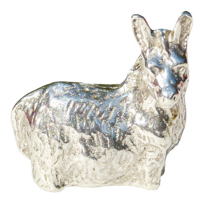 Donkey Figurine, Miniature Donkey, Handmade, in Fine Pewter, by William Sturt