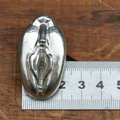 Vulva Kitchen Knobs, Vagina Drawer Knob, Erotic Vagina Cabinet Knobs, Handmade, in Fine Pewter, by William Sturt