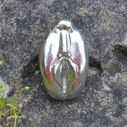 Vulva Kitchen Knobs, Vagina Drawer Knob, Erotic Vagina Cabinet Knobs, Handmade, in Fine Pewter, by William Sturt