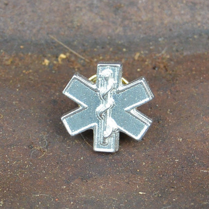 Blue Light Emergency Services Lapel Pin, Handmade, in Fine Pewter, by William Sturt