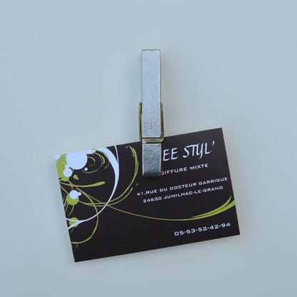 Clothes Peg Fridge Magnet, Fridge Magnet Peg, Handmade, in Fine Pewter, by William Sturt