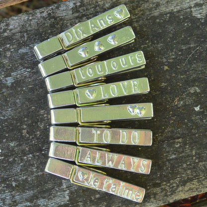Clothes Peg Paper Weight, Handmade, in Fine Pewter, by William Sturt