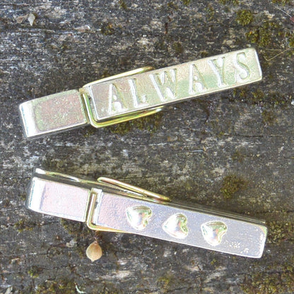 Clothes Peg Paper Weight With "Always", Handmade, in Fine Pewter, by William Sturt
