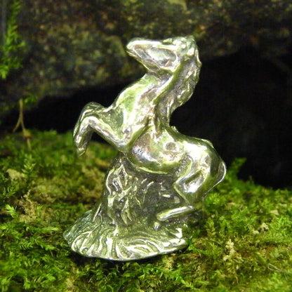 Pewter Horse Figurine, Horse Miniature, Handmade, in Fine Pewter, by William Sturt Fine Pewter