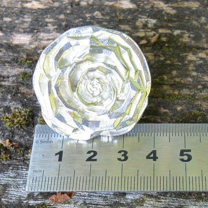 Rose Statement Ring, Rose Ring, Adjustable Ring, Handmade, in Fine Pewter, by William Sturt