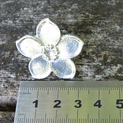 Forget Me Not Statement Ring, Forget Me Not Ring, Adjustable Ring, Handmade, in Fine Pewter, by William Sturt