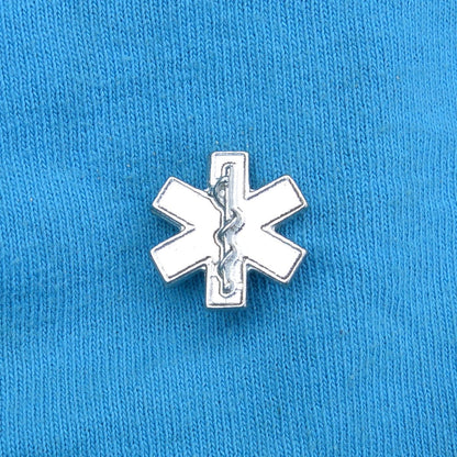 Blue Light Emergency Services Lapel Pin, Handmade, in Fine Pewter, by William Sturt