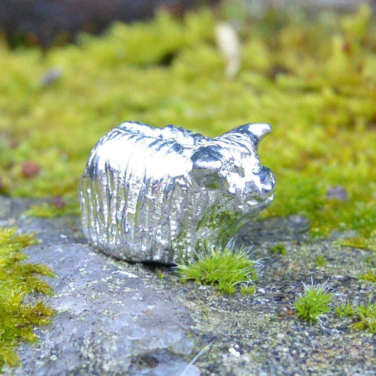 Highland Cow Figurine, Scottish Cow, Handmade in Fine Pewter, by William Sturt