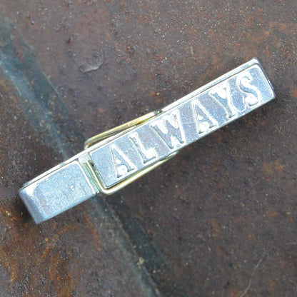 Clothes Peg Paper Weight With "Always", Handmade, in Fine Pewter, by William Sturt