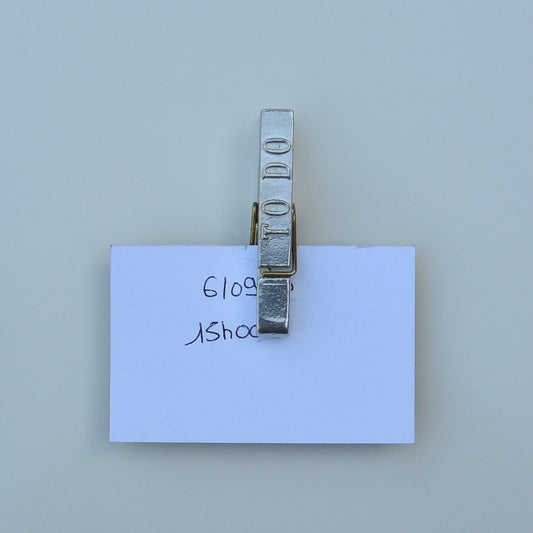To Do Clothes Peg Fridge Magnet, Fridge Magnet Peg, Handmade, in Fine Pewter, by William Sturt