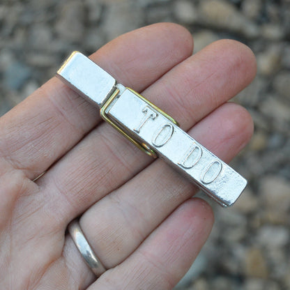 To Do Clothes Peg Fridge Magnet, Fridge Magnet Peg, Handmade, in Fine Pewter, by William Sturt