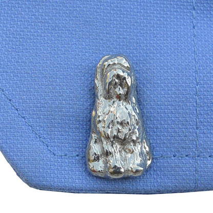 Old English Sheepdog Cufflinks, Handcast Pewter Cufflinks, Polished Finish
