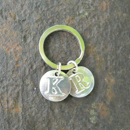Letter Keyring, Personalised Keyring, Initial Keyring, Handmade, in Fine Pewter, by William Sturt.