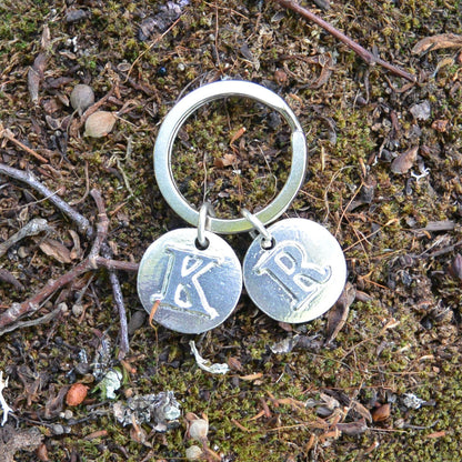 Letter Keyring, Personalised Keyring, Initial Keyring, Handmade, in Fine Pewter, by William Sturt.