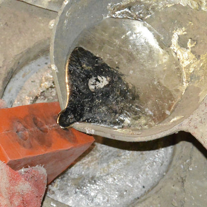 3650 Days Tin Anniversary Heart Token, Handcast Pewter Keepsake on Printed Card