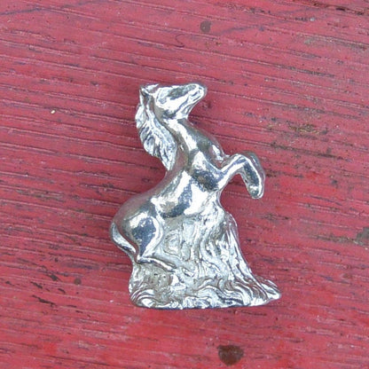 Horse Figurine, Miniature Horse, Horse Totem, Handmade, in Finest Pewter, by William Sturt