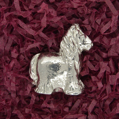 Pony Figurine, Pony Miniature, Pony Sculpture, Handmade, in Fine Pewter, by William Sturt
