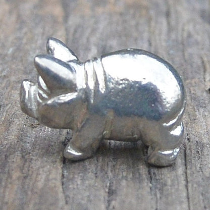 Kune Kune Pig Figurine, Kune Kune Pig Miniature, Kune Kune Pig Sculpture, Handmade, in Fine Pewter, by William Sturt