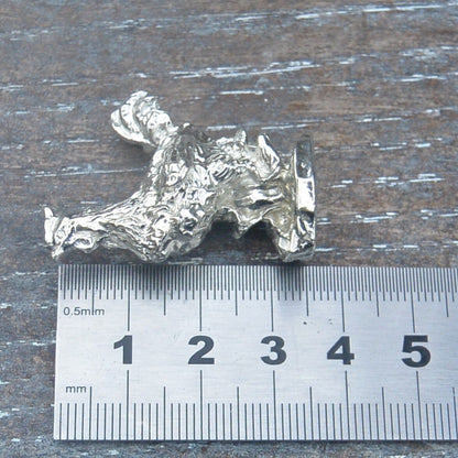 Cockerel Figurine, Cockerel Miniature, Rooster Sculpture, Handmade, in Fine Pewter, by William Sturt