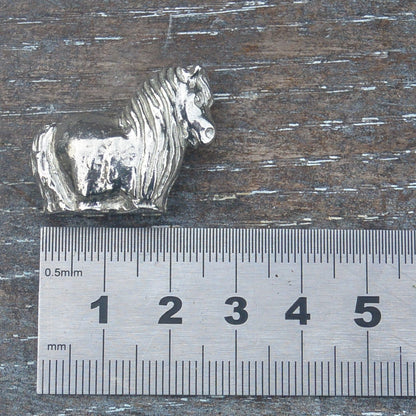 Pony Figurine, Pony Miniature, Pony Sculpture, Handmade, in Fine Pewter, by William Sturt