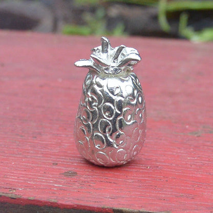Pineapple Figurine, Miniature Pineapple, Handmade, in Fine Pewter, by William Sturt