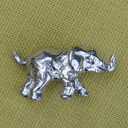 Elephant Figurine, Elephant Collectible, Handmade, in Fine Pewter, by William Sturt