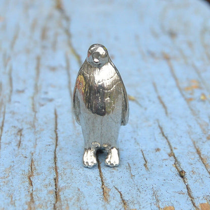 Tiny Penguin Figurine, Penguin Gift, Handmade, In Fine Pewter, by William Sturt
