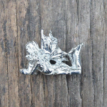 Garden Fairy Figurine, Fairy Gift, Handmade, In Fine Pewter, by William Sturt