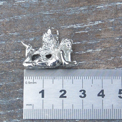 Garden Fairy Figurine, Fairy Gift, Handmade, In Fine Pewter, by William Sturt