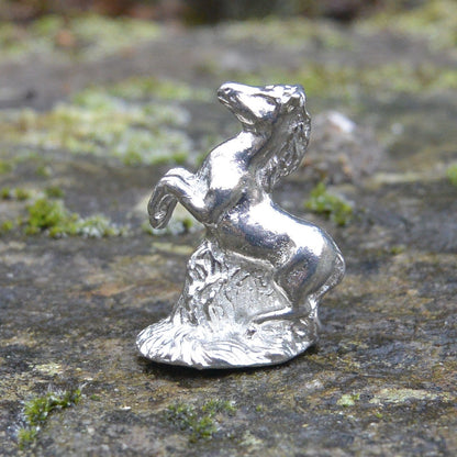 Horse Figurine, Miniature Horse, Horse Totem, Handmade, in Finest Pewter, by William Sturt