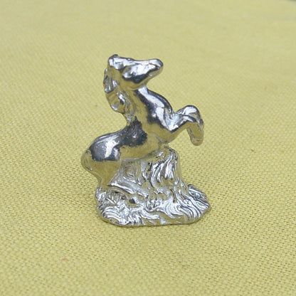 Horse Figurine, Miniature Horse, Horse Totem, Handmade, in Finest Pewter, by William Sturt