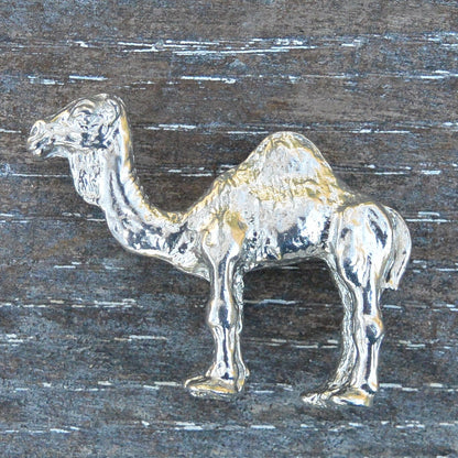 Camel Figurine, Camel Gift, Handmade, In Fine Pewter, by William Sturt