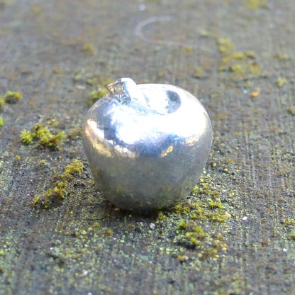 Apple Figurine, Miniature Apple, Handmade, in Fine Pewter, by William Sturt