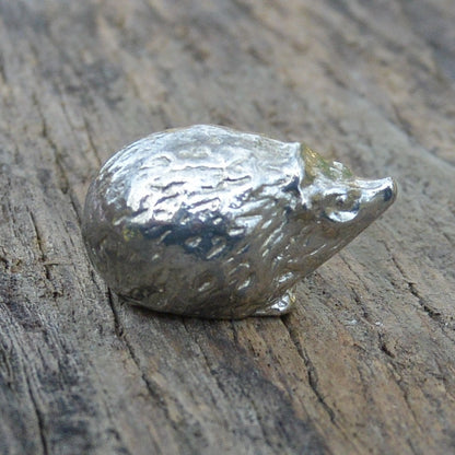 Hedgehog Figurine, Hedgehog Collectable, Hedgehog Totem, Handmade, in Fine Pewter, by William Sturt