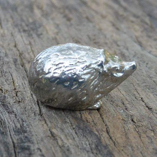 Hedgehog Figurine, Hedgehog Collectable, Hedgehog Totem, Handmade, in Fine Pewter, by William Sturt