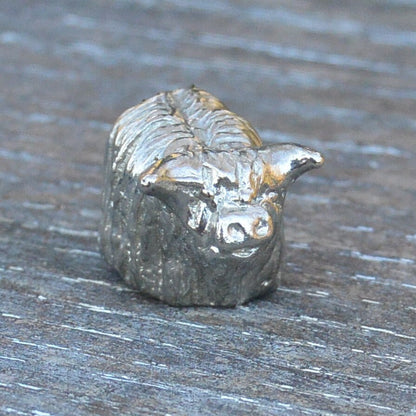 Highland Cow Figurine, Scottish Cow, Handmade in Fine Pewter, by William Sturt