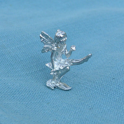 Miniature Fairy, Fairy Figurine, Lilliana, Handmade, in Fine Pewter, by William Sturt