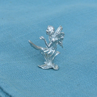 Miniature Fairy, Fairy Figurine, Lilliana, Handmade, in Fine Pewter, by William Sturt