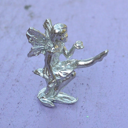 Miniature Fairy, Fairy Figurine, Lilliana, Handmade, in Fine Pewter, by William Sturt