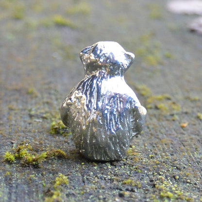 Monkey Figurine, Miniature Monkey, Monkey Sculpture, Handmade, in Fine Pewter, by William Sturt