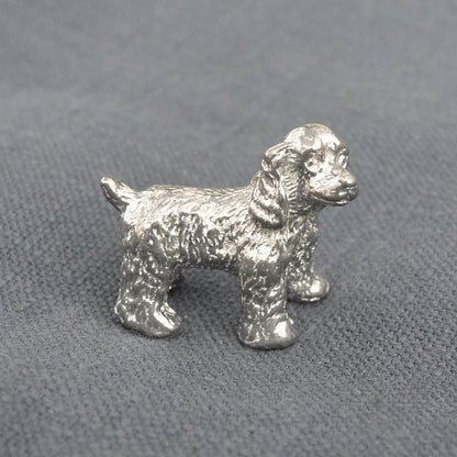 Labradoodle Figurine, Labradoodle Miniature, Handcast, in Fine Pewter, by William Sturt