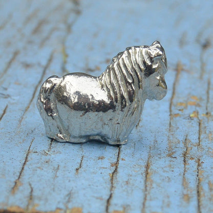 Pony Figurine, Pony Miniature, Pony Sculpture, Handmade, in Fine Pewter, by William Sturt