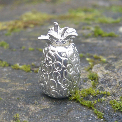 Pineapple Figurine, Miniature Pineapple, Handmade, in Fine Pewter, by William Sturt