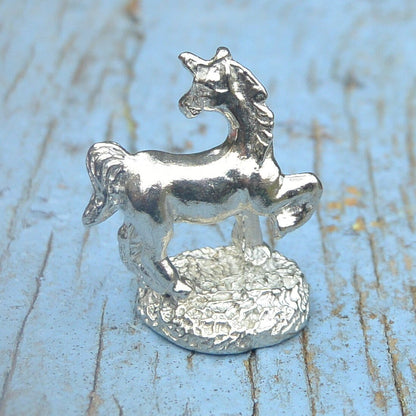 Unicorn Figurine, Miniature Unicorn, Handmade, in Fine Pewter, by William Sturt