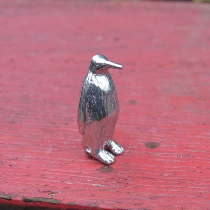 Tiny Penguin Figurine, Penguin Gift, Handmade, In Fine Pewter, by William Sturt