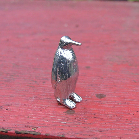 Tiny Penguin Figurine, Penguin Gift, Handmade, In Fine Pewter, by William Sturt